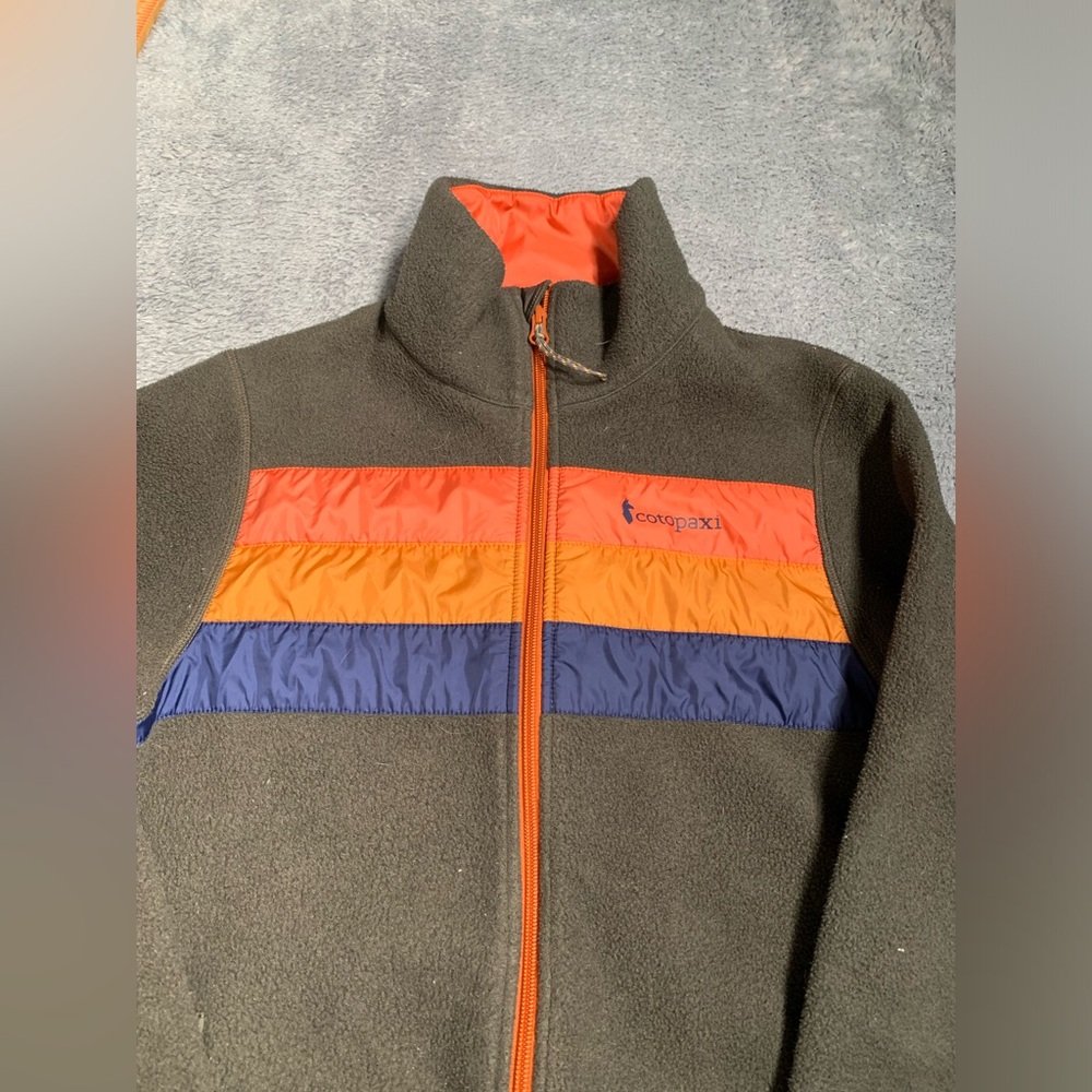Cotopaxi teca Fleece Jacket with Orange and Blue small - Picture 2 of 9